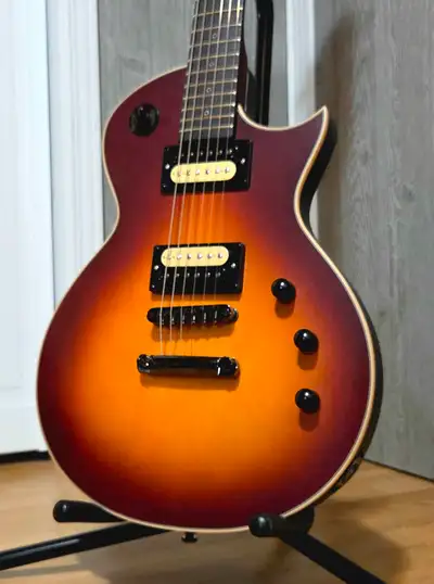 Fesley Les Paul Sunburst Guitar with Upgrades, View more