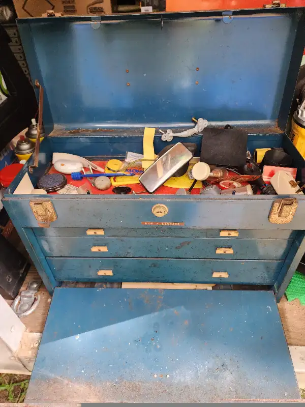 Canadian Tire 3 Drawers Machinist Top Handle Tool Chest Kennedy in Tool Storage & Benches in Windsor Region - Image 7
