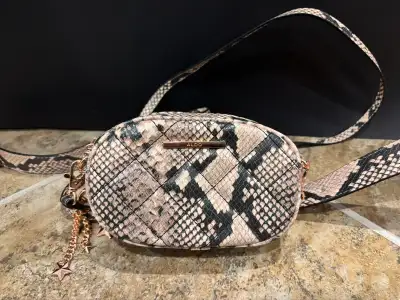 Aldo Snakeskin Print Crossbody / Belt Bag, View more
