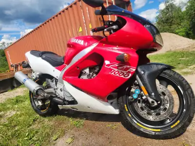 97 thunderace 1000r New fluids and plugs Air filter Carbon fiber chain guard Corbin seats Grips and...