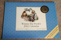 Winnie-the-Pooh's 2002 Calendar 75th Anniversary with Sticker
