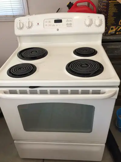 Stove- Electric and hood range- will seperate, View more