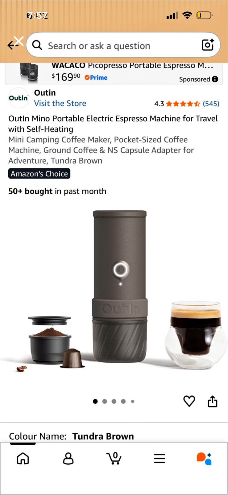 Outin Mino Portable Electric Espresso Machine | Coffee Makers | London ...