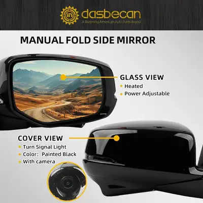 save $240 : new Dasbecan AP98LS-R12 Right Side Mirror Honda, View more