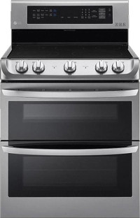 LG LDE5415ST 30" Free Standing Double Oven Electric Range with P
