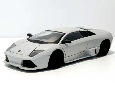 Jada Lamborghini Murcièlago (flat grey) 1:24 diecast model , View more
