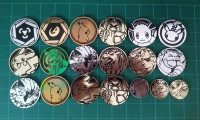 Pokemon TCG Coins Lot Large / Regular