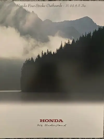 1998 Honda Outboard Motors Original 4 Pg Dealer Ad, View more