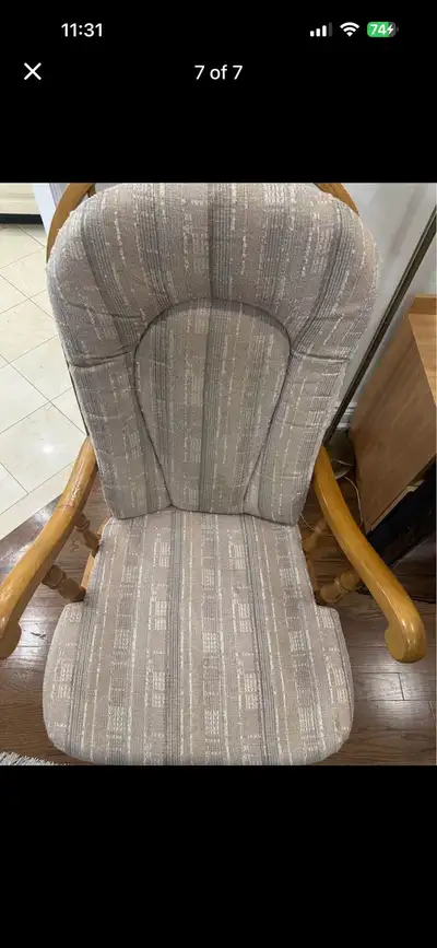Wooden Glider Rocking Chair, View more