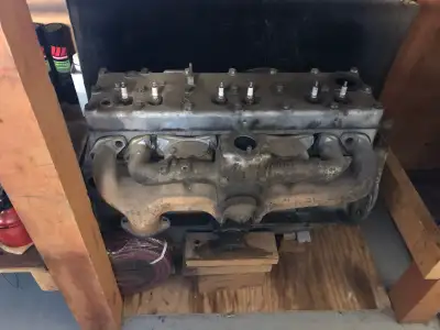 Rebuildable Mopar 218 CID Flathead Engine. This motor was running when pulled many years ago. Always...
