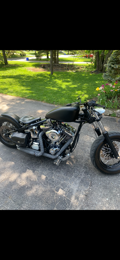 1996 EVO Custom Bobber / Chopper – One-Off Kreateor Customs Build Serious head-turner with old-schoo...