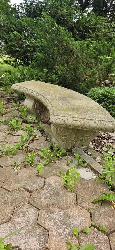 Concrete Garden Bench, View more