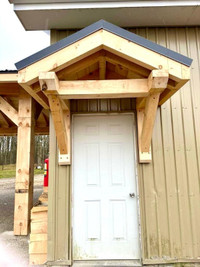 Timber Entryway Awnings