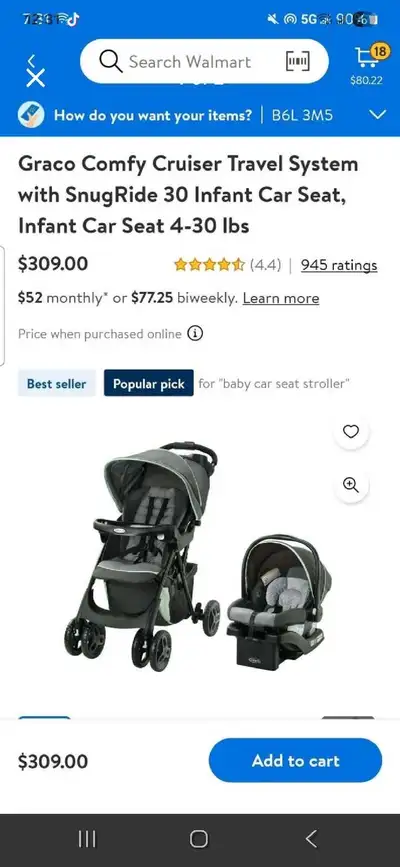 stroller and car seat, View more