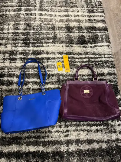 Tory Burch and Calvin Klein women’s purses Tory was over 500$ have the tag Take them both for $30 Pi...