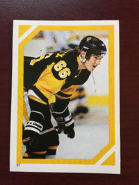 1985-86 OPC STICKERS # 97 MARIO LEMIEUX RECRUE