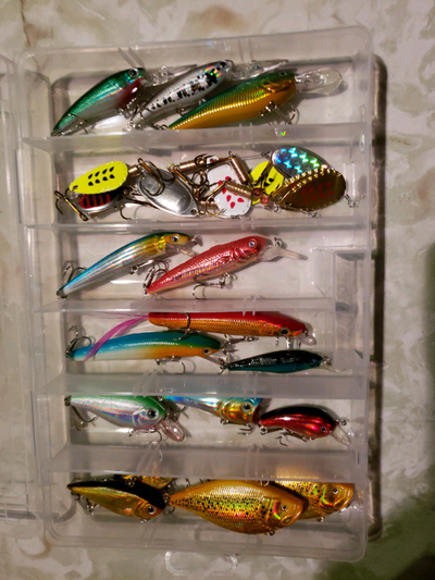 Assorted New Deep,Shallow Diver,Rattlers Spinners,Shad,FishLures, View more