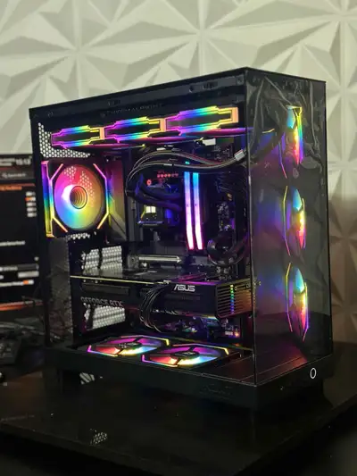 New Gaming PC setup, asus 5070 ti. 64 gigs ram, View more