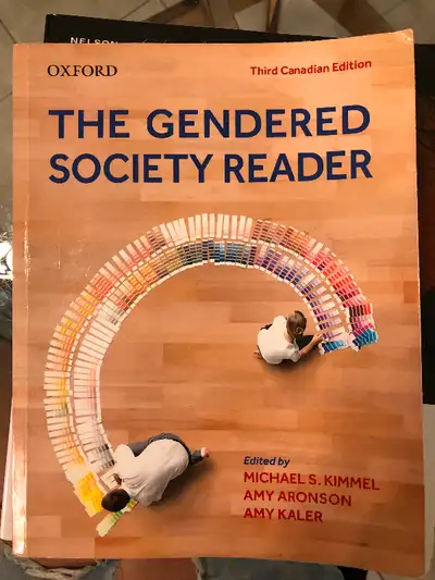 The Gendered Society Reader Oxford Third Canadian Edition Edited by Michael S. kimmel Amy aronson Am...