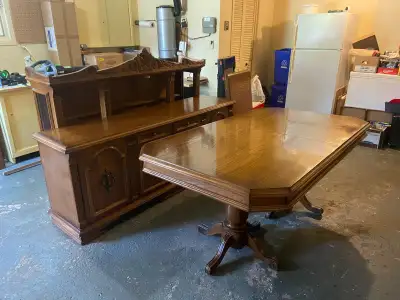 NEW Price - Must Sell: Solid Wood Dining Set, View more