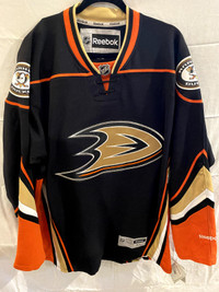 Corey Perry Autographed Anaheim Ducks NHL Hockey Jersey Signed AJs COA Size  M