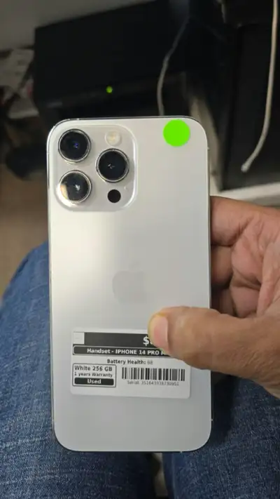 IPhone 14 pro max (256gb) With 1 year warranty, View more