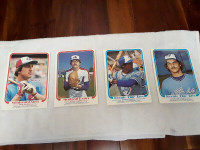 1981 & 82-O-Pee-Chee-Poster-Inserts Baseball Cards