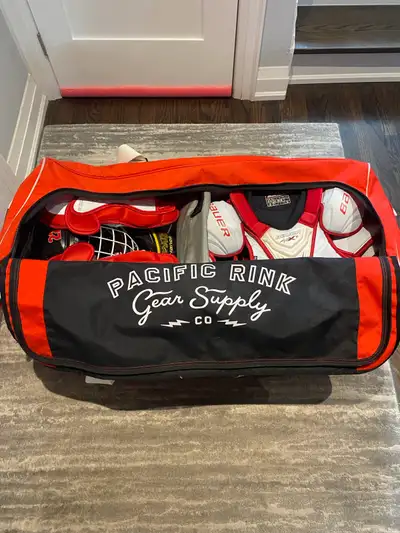 Hockey Equipment JR and  hockey bag, View more
