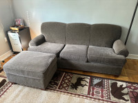 Couch with futon
