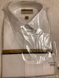 Qty 2 - Gold Label Shirts Men's 17 1/2 Long (35)