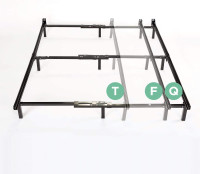 Metal Adjustable Bed Frame - Mattress Size Twin, Full & Queen
