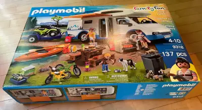 - Playmobil aventure au camping - 137 pcs. - Âge: 4+ - État: jamais ouvert (neuf) - No. Item: 9318 -...