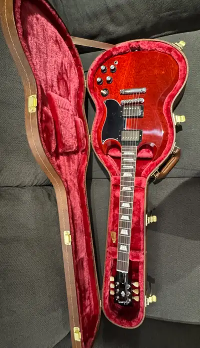 Gibson SG Standard '61 Stopbar - Vintage Cherry with case, View more