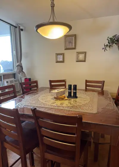 Solid Wood Dining Set  – Accepting Reasonable offer , View more