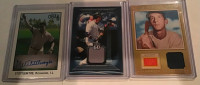 NY Yankees 8 Jersey Cards + 1 Autograph Card $7-20 each