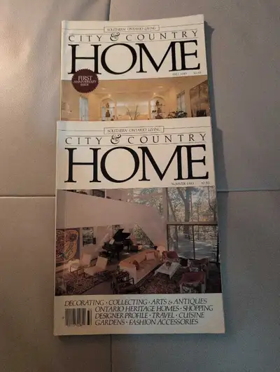 Vintage City & Country Home Magazines, View more