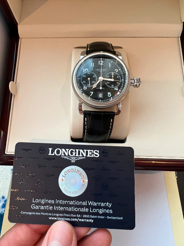 Longines Heritage Automatic Chronograph almost brand new in Jewellery & Watches in Hamilton - Image 4