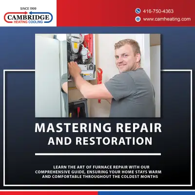 Furnace not heating properly? Get a professional repair for only $39.99! Call Cambridge Heating & Co...