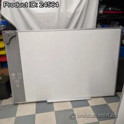 This unit does not have the Digital Pen Dimensions: approx 72" W x 48.5" H Weight: 58 lbs Low gloss...