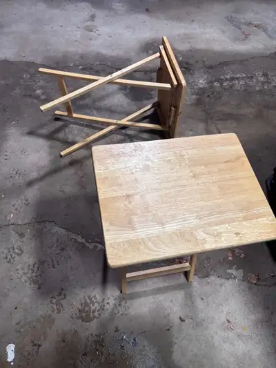 Folding Wood TV Tray Table, View more