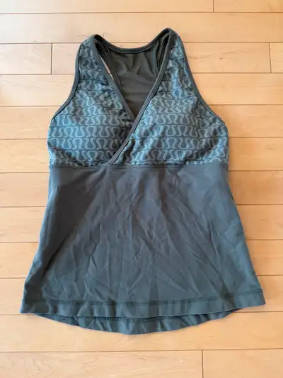 Lululemon tank - Size 8 - Khaki Green, View more