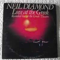 Neil Diamond Love at the Greek 33 rpm LP Vinyl Record