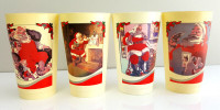 Vintage Coca-Cola "Haddon Sundblom Collection" Plastic Cups