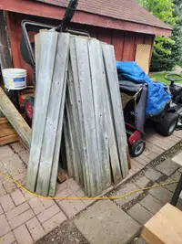 Used 5' fence boards