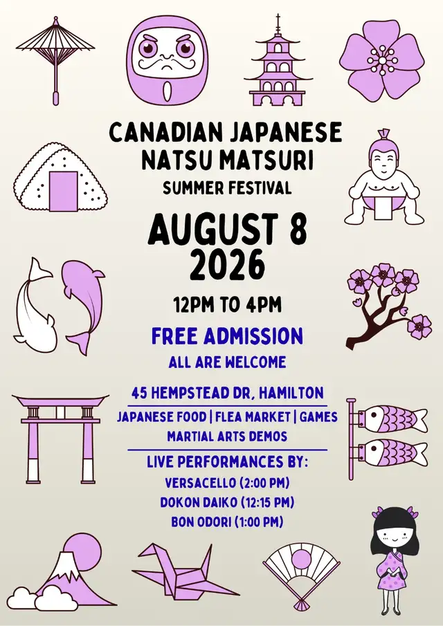 Canadian Japanese Natsu Matsuri Festival at the CJCC