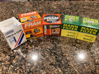 Various Oil Filters 