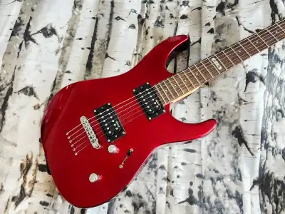ESP LTD M-10 Red Electric Guitar with Case and new strings., View more
