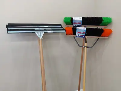 Professional Brooms and Squeegee, View more