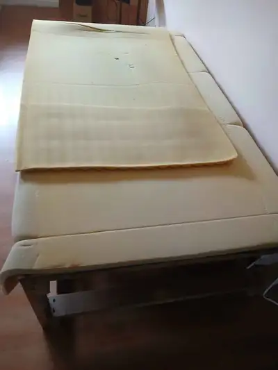 Twin foam bed, View more