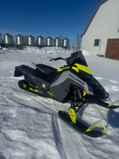 Electric Start, spare belt, stock machine, 1,500 miles, excellent condition, stored inside, reason f...